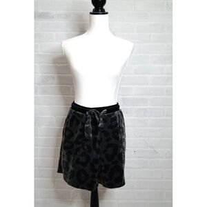 Torrid SLEEP SHORTS SUPER SOFT Black gray‎ Leopard 2